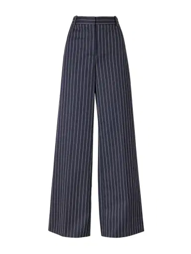 Nili Lotan Rivers Striped Wool Wide-leg Pants | Thumbnail 1 Nili Lotan Rivers Striped Wool Wide-leg Pants | Thumbnail 1