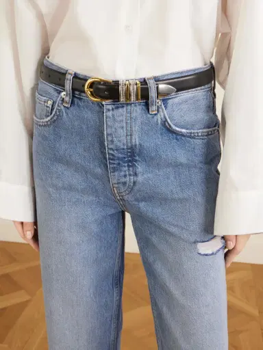 Déhanche Hollyhock Stone Embellished Leather Belt | Thumbnail 2 Déhanche Hollyhock Stone Embellished Leather Belt | Thumbnail 2