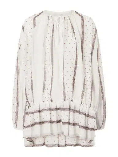 LIBEROWE Isla Printed Gathered Silk-chiffon Mini Dress | Thumbnail 1