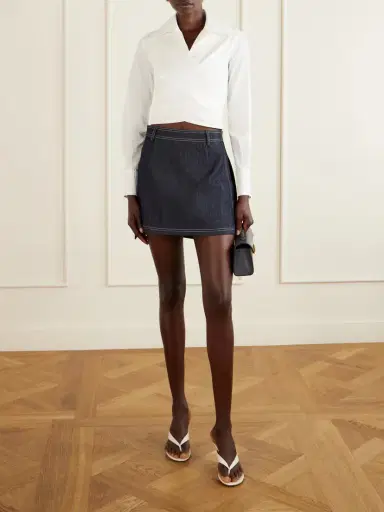 VIOLANTE NESSI Minnie Denim Mini Skirt | Thumbnail 2