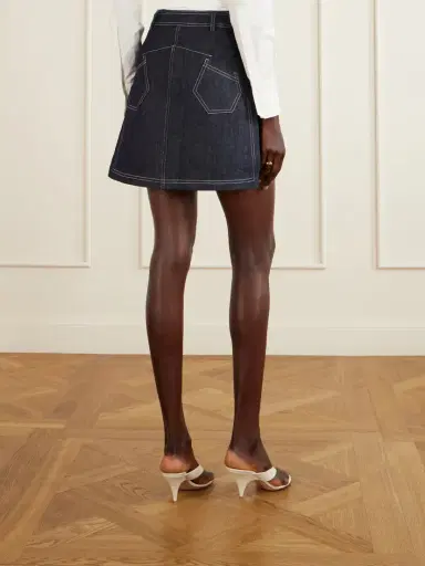 VIOLANTE NESSI Minnie Denim Mini Skirt | Thumbnail 3