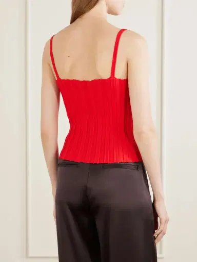 Staud Skye Ribbed Jersey Tank | Thumbnail 4 Staud Skye Ribbed Jersey Tank | Thumbnail 4