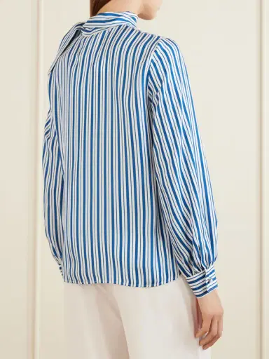Max Mara Striped Silk Shirt | Thumbnail 3