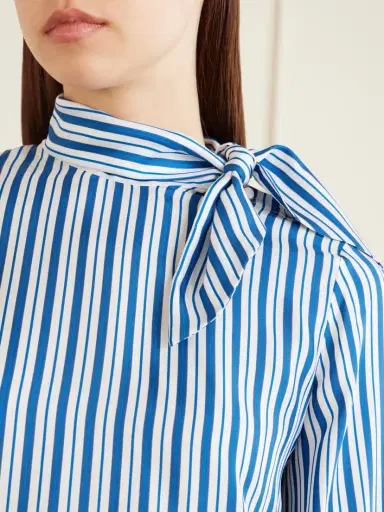 Max Mara Striped Silk Shirt | Thumbnail 4