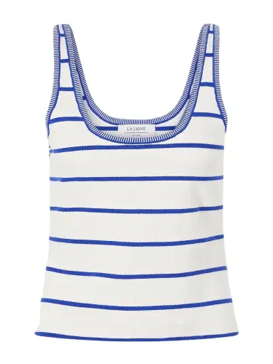 La Ligne Leo Striped Cotton-jersey Tank Top | Thumbnail 1 La Ligne Leo Striped Cotton-jersey Tank Top | Thumbnail 1