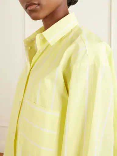 Lido Striped Cotton-poplin Shirt | Thumbnail 5