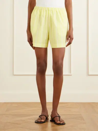 Lido Striped Cotton-poplin Shorts | Thumbnail 3 Lido Striped Cotton-poplin Shorts | Thumbnail 3