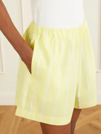 Lido Striped Cotton-poplin Shorts | Thumbnail 5 Lido Striped Cotton-poplin Shorts | Thumbnail 5