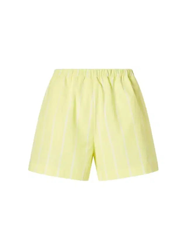 Striped Cotton-poplin Shorts