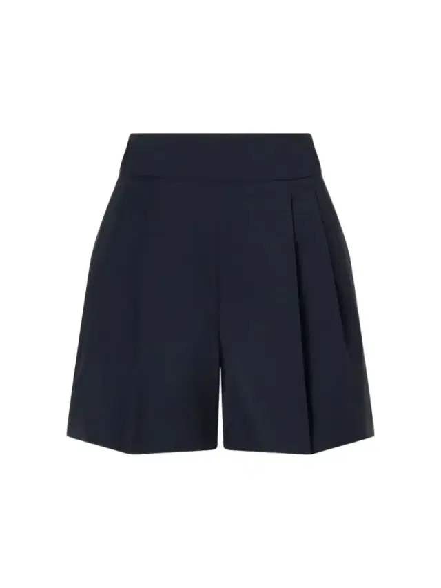 Pleated Wool Shorts