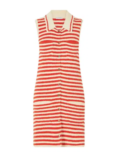 Altuzarra Mamie Striped Cotton-blend Bouclé Mini Dress | Thumbnail 1 Altuzarra Mamie Striped Cotton-blend Bouclé Mini Dress | Thumbnail 1