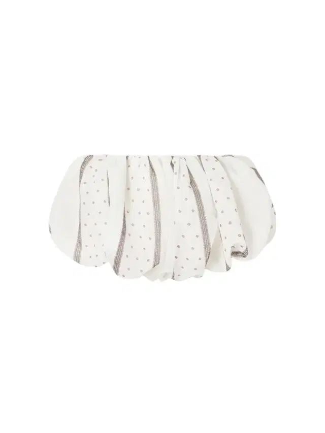 LIBEROWE Polka-dot Gathered Silk-chiffon Shorts