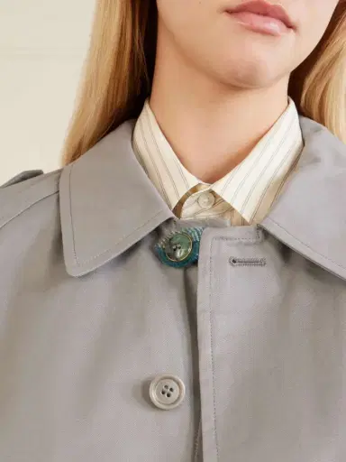 God’s True Cashmere Silver Runestone Cotton Coat | Thumbnail 5