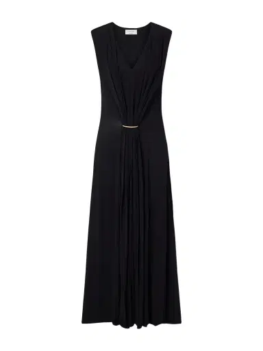 Sportmax Gathered Embellished Stretch-jersey Maxi Dress | Thumbnail 1 Sportmax Gathered Embellished Stretch-jersey Maxi Dress | Thumbnail 1