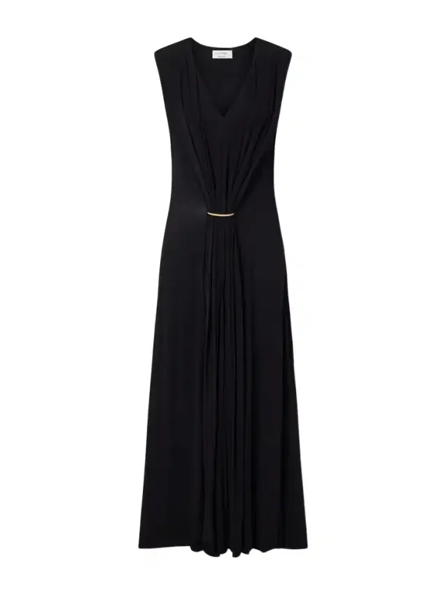 Sportmax Gathered Embellished Stretch-jersey Maxi Dress