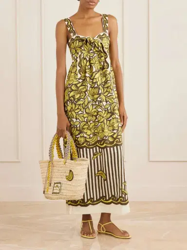 ALÉMAIS Mona Logo-appliquéd Woven Raffia-effect Bucket Bag | Thumbnail 3 ALÉMAIS Mona Logo-appliquéd Woven Raffia-effect Bucket Bag | Thumbnail 3