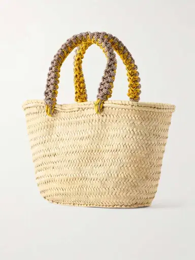 ALÉMAIS Mona Logo-appliquéd Woven Raffia-effect Bucket Bag | Thumbnail 4 ALÉMAIS Mona Logo-appliquéd Woven Raffia-effect Bucket Bag | Thumbnail 4