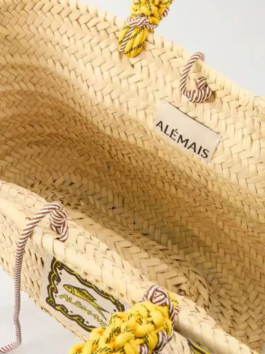 ALÉMAIS Mona Logo-appliquéd Woven Raffia-effect Bucket Bag | Thumbnail 6 ALÉMAIS Mona Logo-appliquéd Woven Raffia-effect Bucket Bag | Thumbnail 6