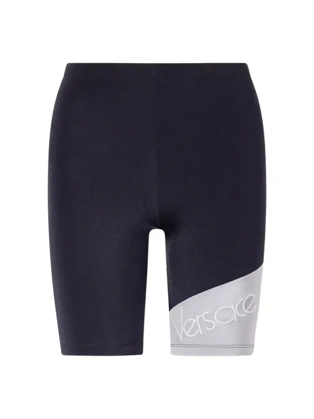 Versace Logo-embroidered Stretch-jersey Shorts