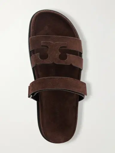 Tory Burch Ines Suede Slides | Thumbnail 6 Tory Burch Ines Suede Slides | Thumbnail 6
