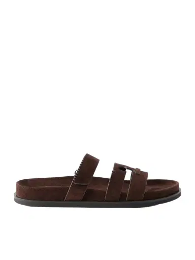 Tory Burch Ines Suede Slides | Thumbnail 1 Tory Burch Ines Suede Slides | Thumbnail 1