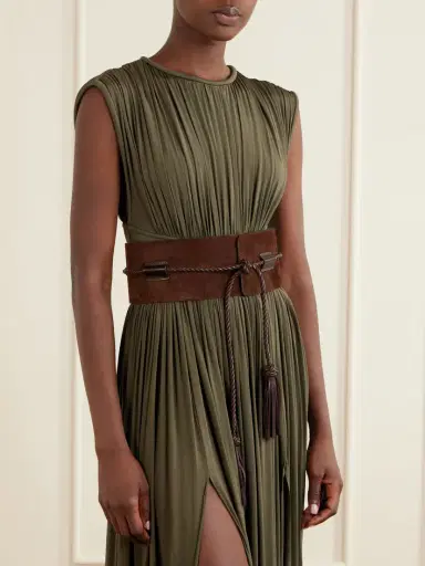 Déhanche Sedona Tasseled Leather-trimmed Suede Belt | Thumbnail 2 Déhanche Sedona Tasseled Leather-trimmed Suede Belt | Thumbnail 2