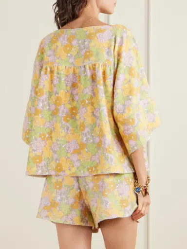 Chloé Flower-print Cotton Tunic | Thumbnail 3