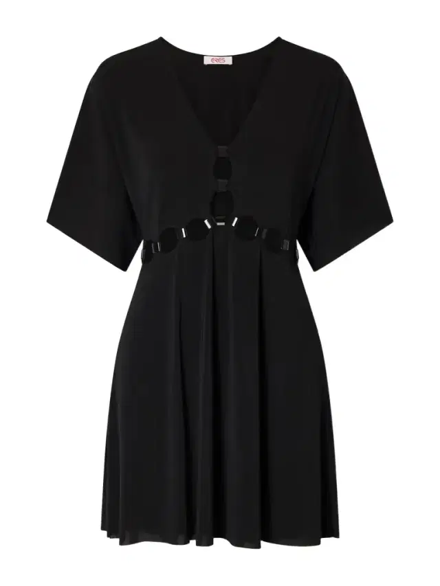 Eres Connection Cutout Jersey Mini Dress