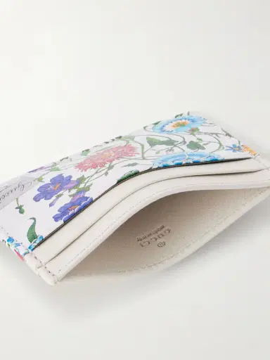 Gucci Floral-print Leather Cardholder | Thumbnail 4 Gucci Floral-print Leather Cardholder | Thumbnail 4