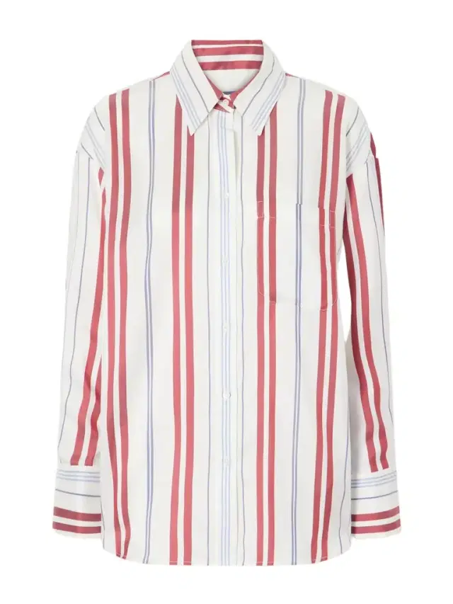 TWP Big Joe Striped Silk Shirt