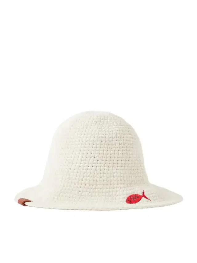 Staud + Da Adolfo Meyers Crocheted Logo-embroidered Cotton Hat