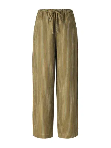 Staud Mateo Striped Linen Wide-leg Pants | Thumbnail 1