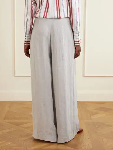 TWP Drew Pleated Wide-leg Hemp Pants | Thumbnail 4