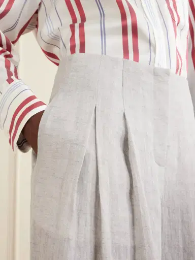TWP Drew Pleated Wide-leg Hemp Pants | Thumbnail 5