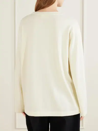 Daughter T-knit Cotton-jersey Sweater | Thumbnail 4 Daughter T-knit Cotton-jersey Sweater | Thumbnail 4
