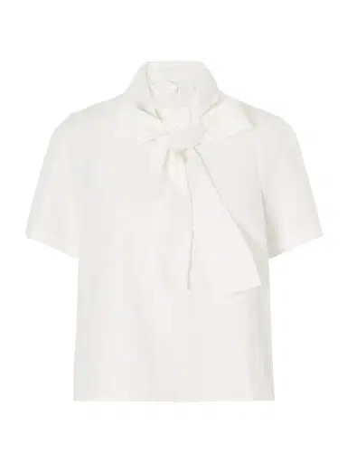 SHUSHU/TONG Bow-detailed Linen Blouse | Thumbnail 1 SHUSHU/TONG Bow-detailed Linen Blouse | Thumbnail 1