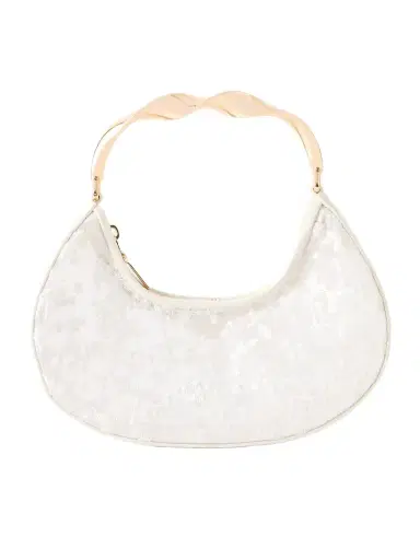 Simkhai Nixi Twist Leather-trimmed Embroidered Mini Bag | Thumbnail 1 Simkhai Nixi Twist Leather-trimmed Embroidered Mini Bag | Thumbnail 1
