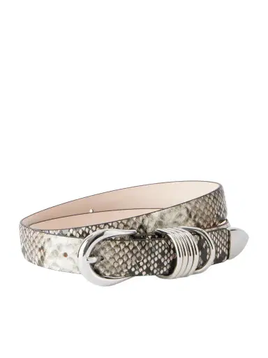 Déhanche Hollyhock Snake-effect Leather Belt | Thumbnail 1 Déhanche Hollyhock Snake-effect Leather Belt | Thumbnail 1
