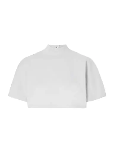 Alaïa Cropped Cotton-jersey Turtleneck T-shirt | Thumbnail 1