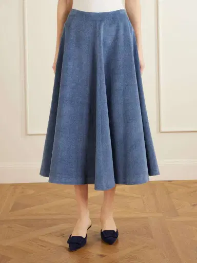 Altuzarra Varda Paneled Denim Midi Skirt | Thumbnail 3