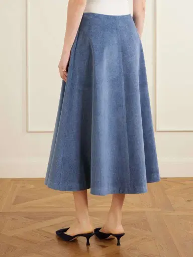 Altuzarra Varda Paneled Denim Midi Skirt | Thumbnail 4