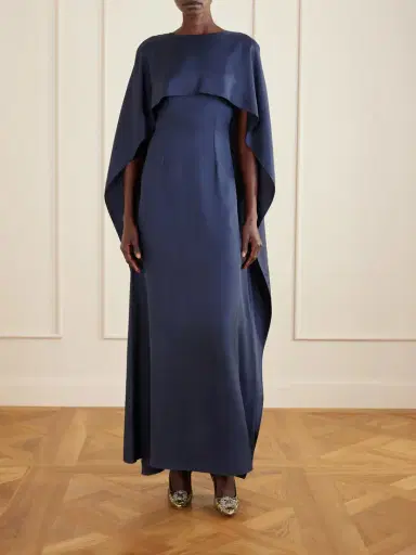 Emilia Wickstead + Manolo Blahnik Alphonse Silk Gown | Thumbnail 2