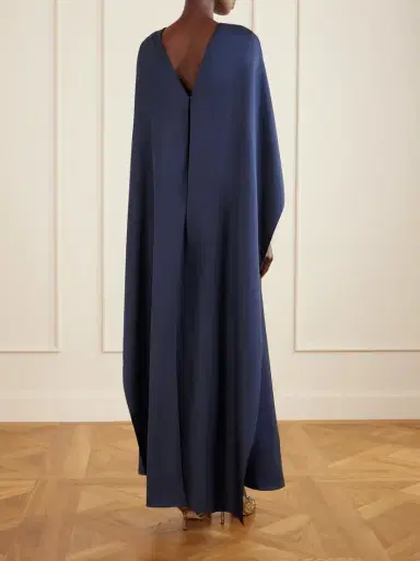 Emilia Wickstead + Manolo Blahnik Alphonse Silk Gown | Thumbnail 3