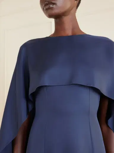 Emilia Wickstead + Manolo Blahnik Alphonse Silk Gown | Thumbnail 4