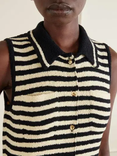 Altuzarra Mamie Striped Cotton-blend Bouclé Mini Dress | Thumbnail 4 Altuzarra Mamie Striped Cotton-blend Bouclé Mini Dress | Thumbnail 4