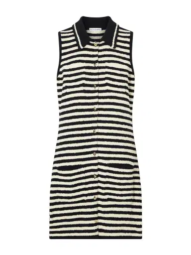 Altuzarra Mamie Striped Cotton-blend Bouclé Mini Dress | Thumbnail 1 Altuzarra Mamie Striped Cotton-blend Bouclé Mini Dress | Thumbnail 1