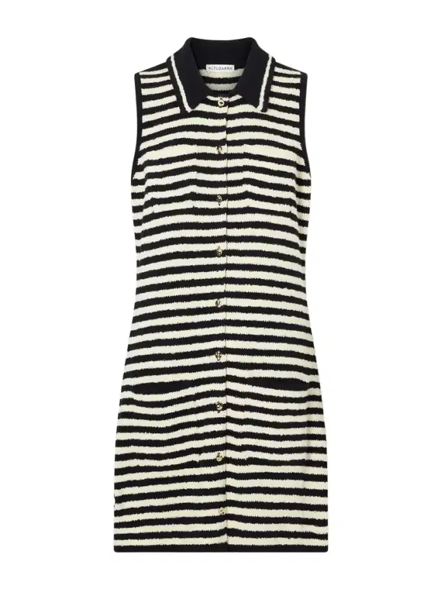 Altuzarra Mamie Striped Cotton-blend Bouclé Mini Dress