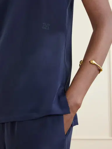 Max Mara Draped Silk Tank | Thumbnail 5