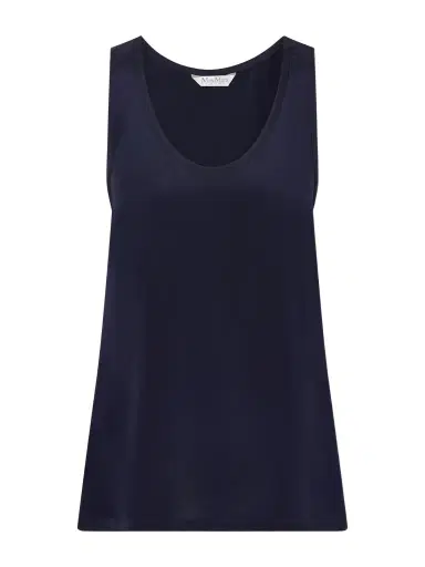 Max Mara Draped Silk Tank | Thumbnail 1