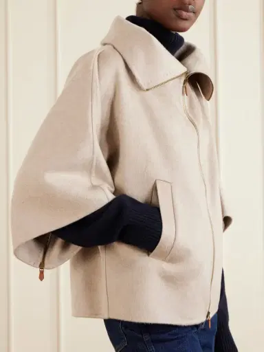 Max Mara Draped Cashmere Short Coat | Thumbnail 5